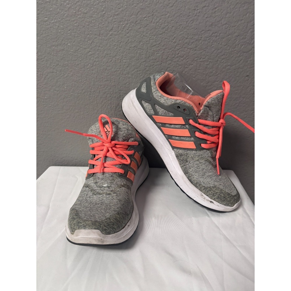 Adidas Womens 7 Energy Cloud V Running Shoes Grey Coral BB6114 Athleisure Gym